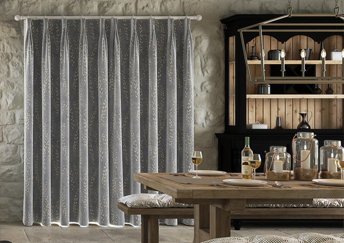 Willow Field, Stone Grey - Made to Measure Curtains - Image 7